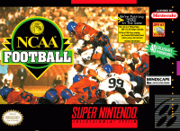 NCAA Football Super Nintendo US box art